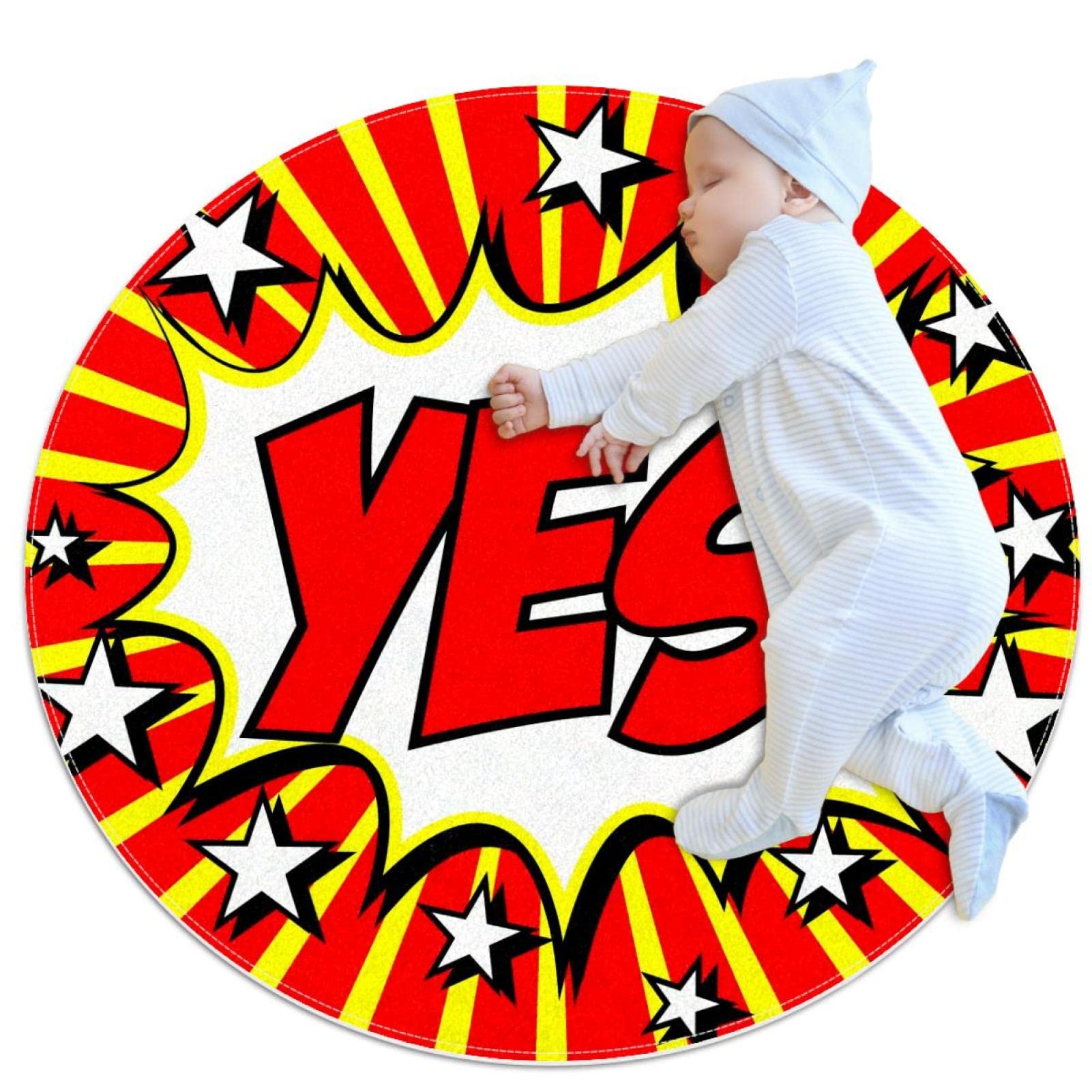 Tapis de salle de bain rouge pop art pour chambre et salon