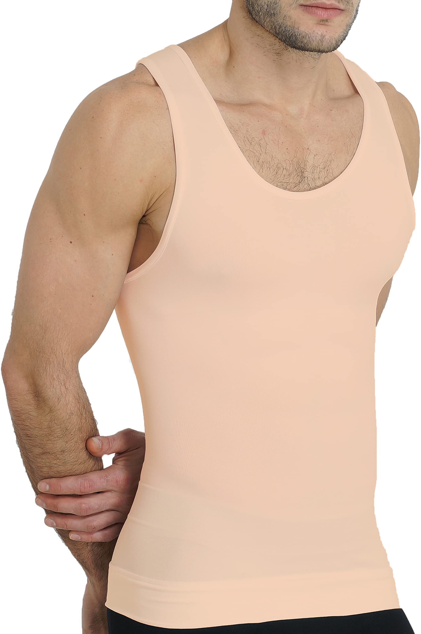 UnsichtBraMuscle Tank Top Compression Figure-Forming Slimming Vest | Compression Tops for Men