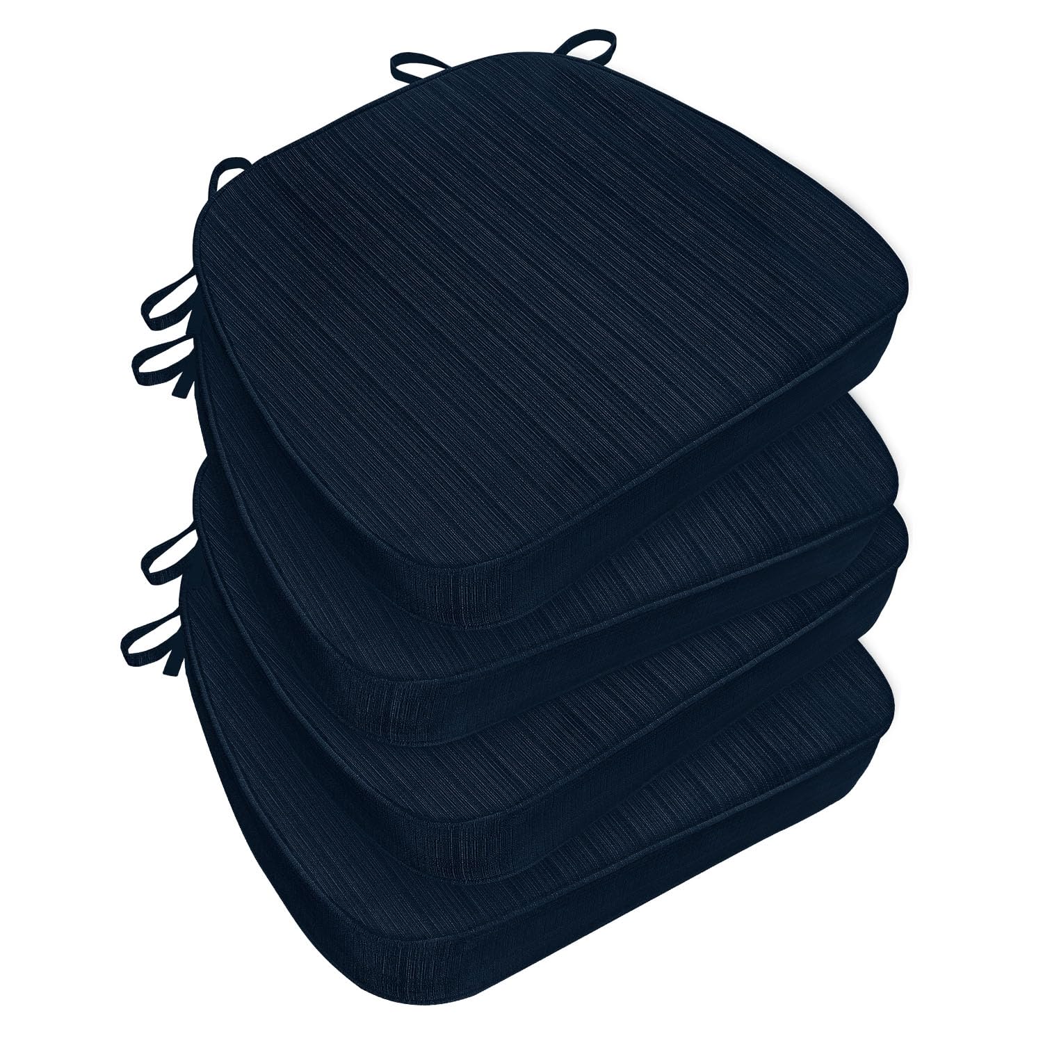 Amazon.com: HOMELYSIAN Kitchen Chair Cushions Set of 4, Indoor Chair ...