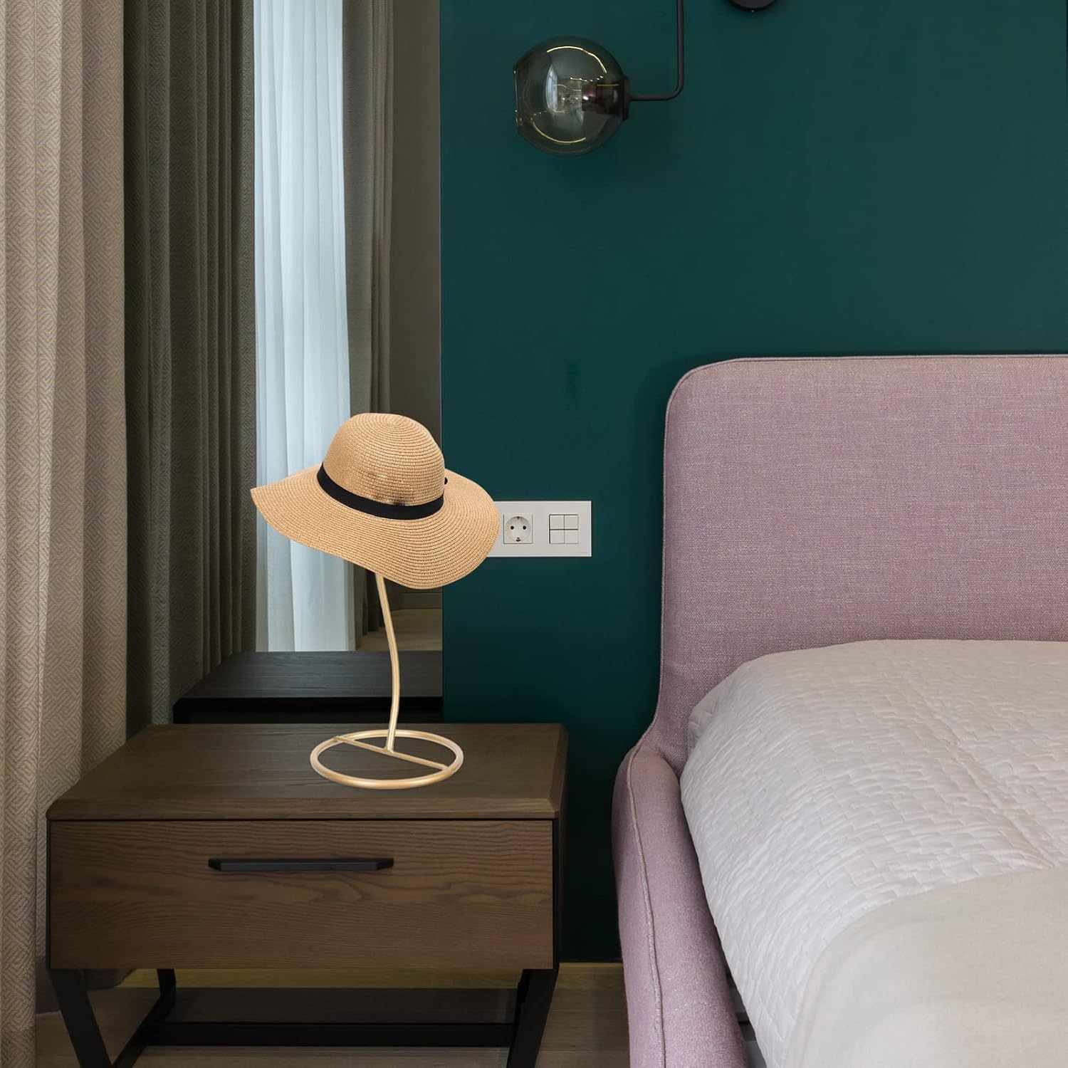 Zerodeko Creative Hat Display Shelf Rack Jewelry Stand Hollow Design for Home Use and Store Window Display Strong Support for Caps and Beanies