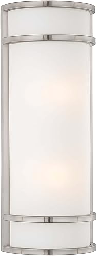 The Great Outdoors 9803-144 Bay View Outdoor Pocket Lantern, 2-Light, 120 Total 