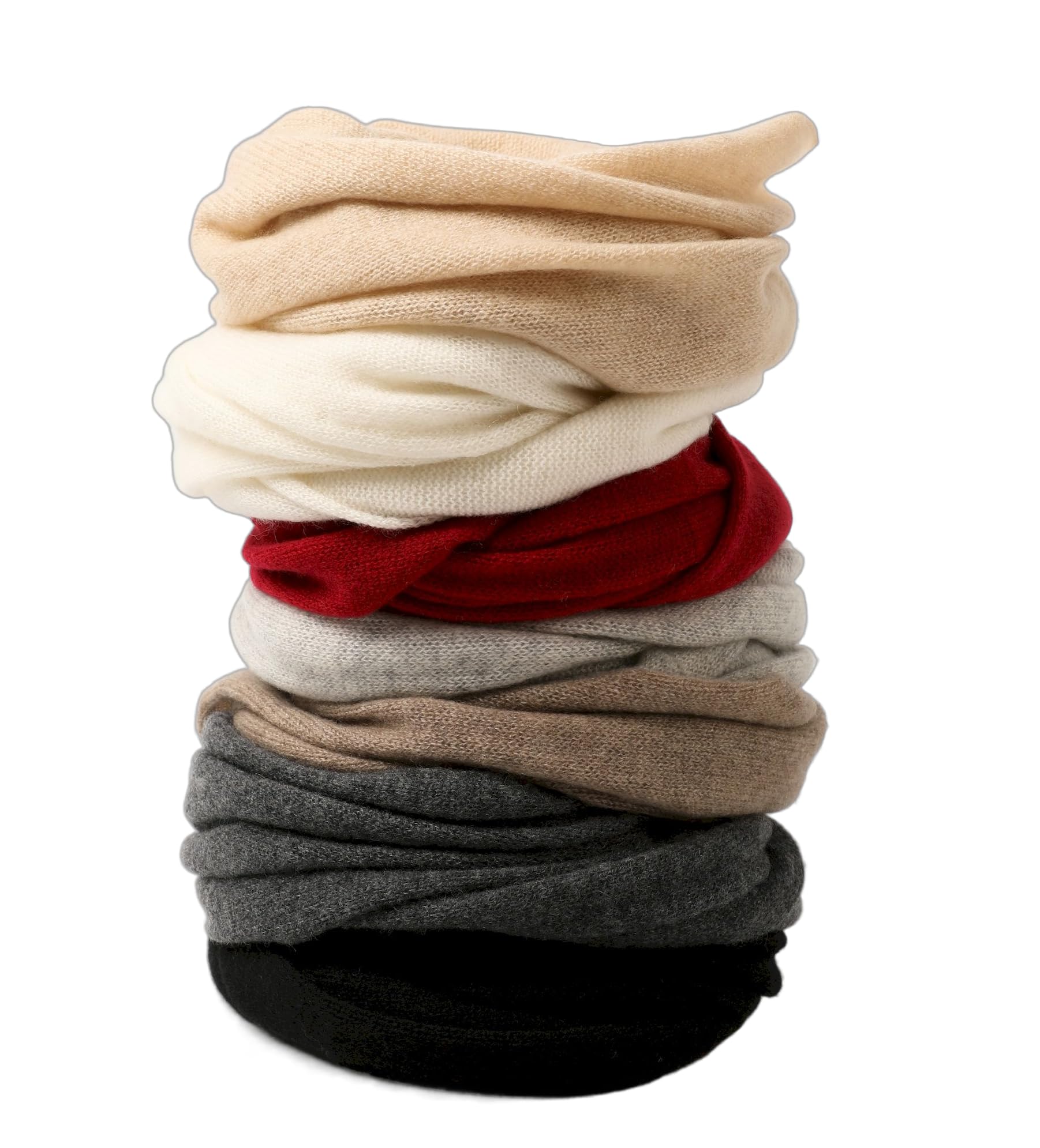 XL scaldacollo tubolare sciarpa ad anello donna di 100% Cachemire Lana Scialli tubolare Uomo collo di Cashmere Unisex