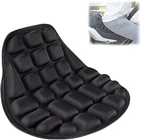 バイク シート ホンダ ゴールドウイング GL1100 に適用 クッション 体圧分散 衝撃吸収クッション 高弾力 ライクラ生地 蒸れない 3Dメッシュ構造 滑り止め加工 汎用型 バイク用座布団 シートカバー
