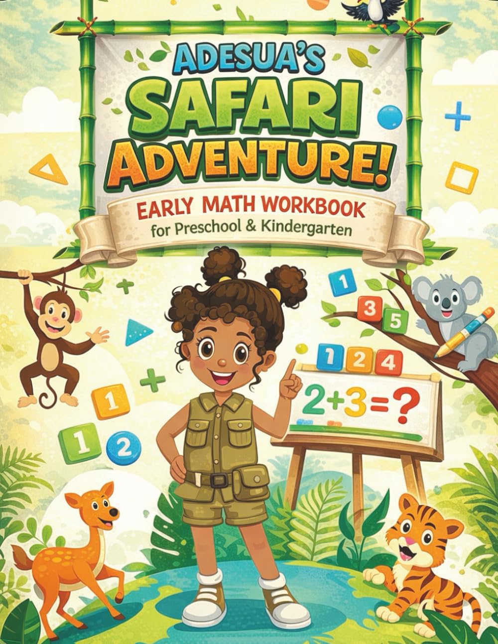 Adesua's Safari Adventure Early Math Workbook: Preschool & Kindergarten (Adesua’s Learning Adventures: A STEM Series)