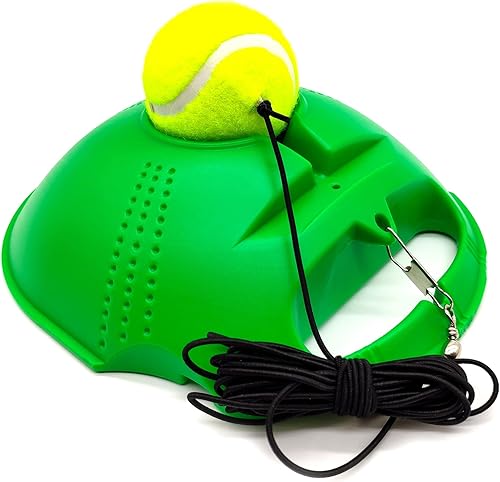 Miniatura 2 de Silfrae Entrenador de tenis en solitario Reboteador de tenis Herramienta de entrenamiento de tenis