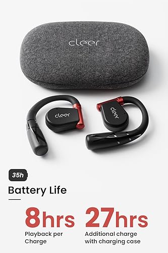 Miniatura 4 de Cleer ARC II Sport Auriculares de Oreja Abierta, Auriculares Inalámbricos Verdaderos con Micrófono Dual, Resistentes al Sudor, Conexión Multipunto,