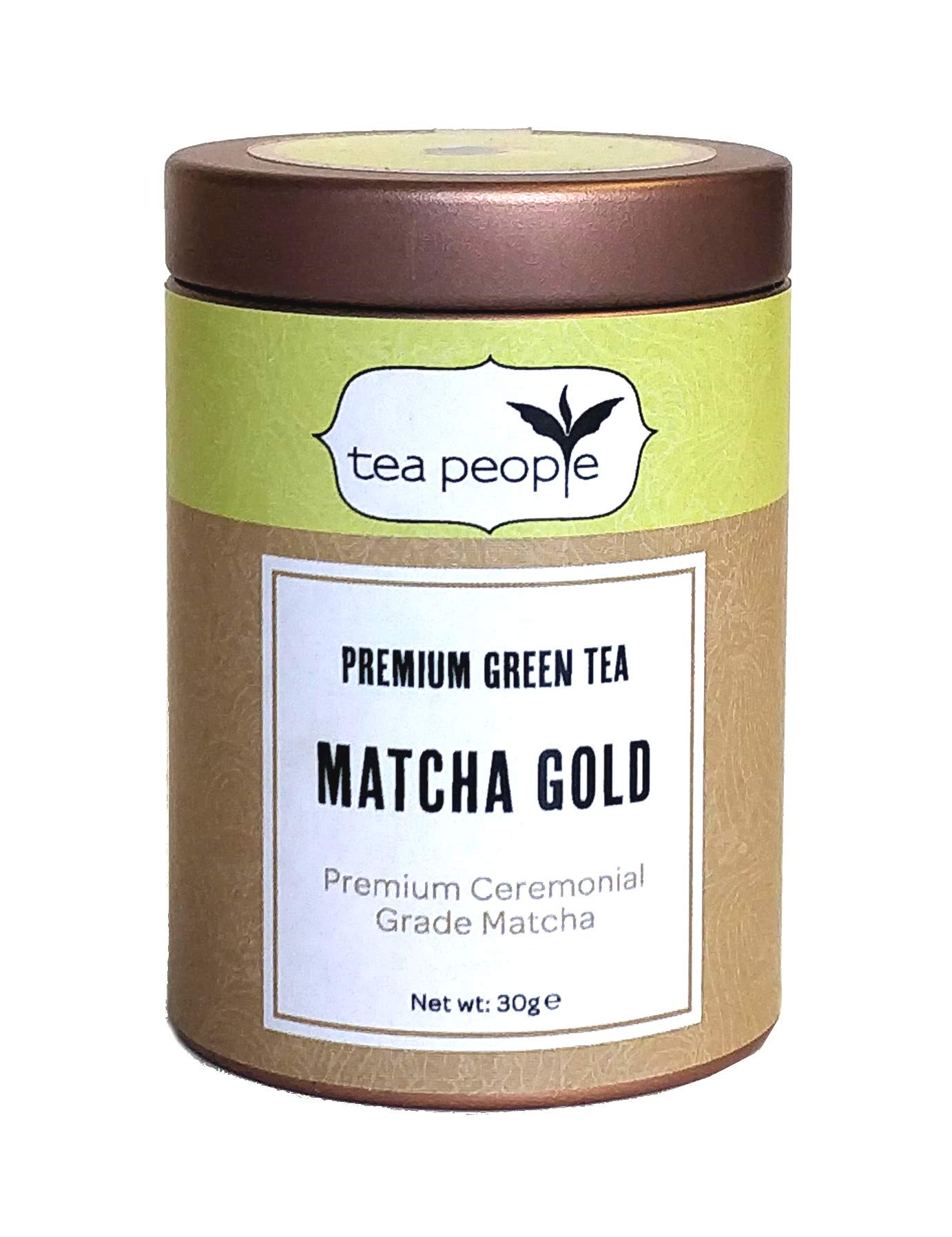 Tea People Matcha Gold - 30g Powdered tea tin