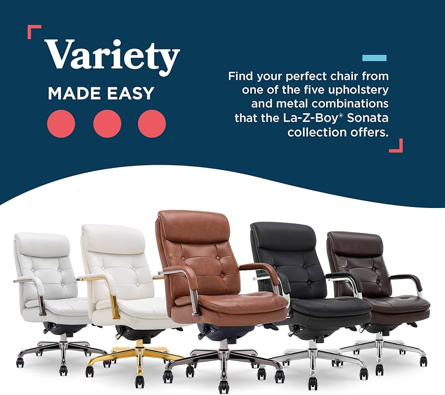 Amazon.com: La-Z-Boy Sonata Executive Mid-Back Office Chair