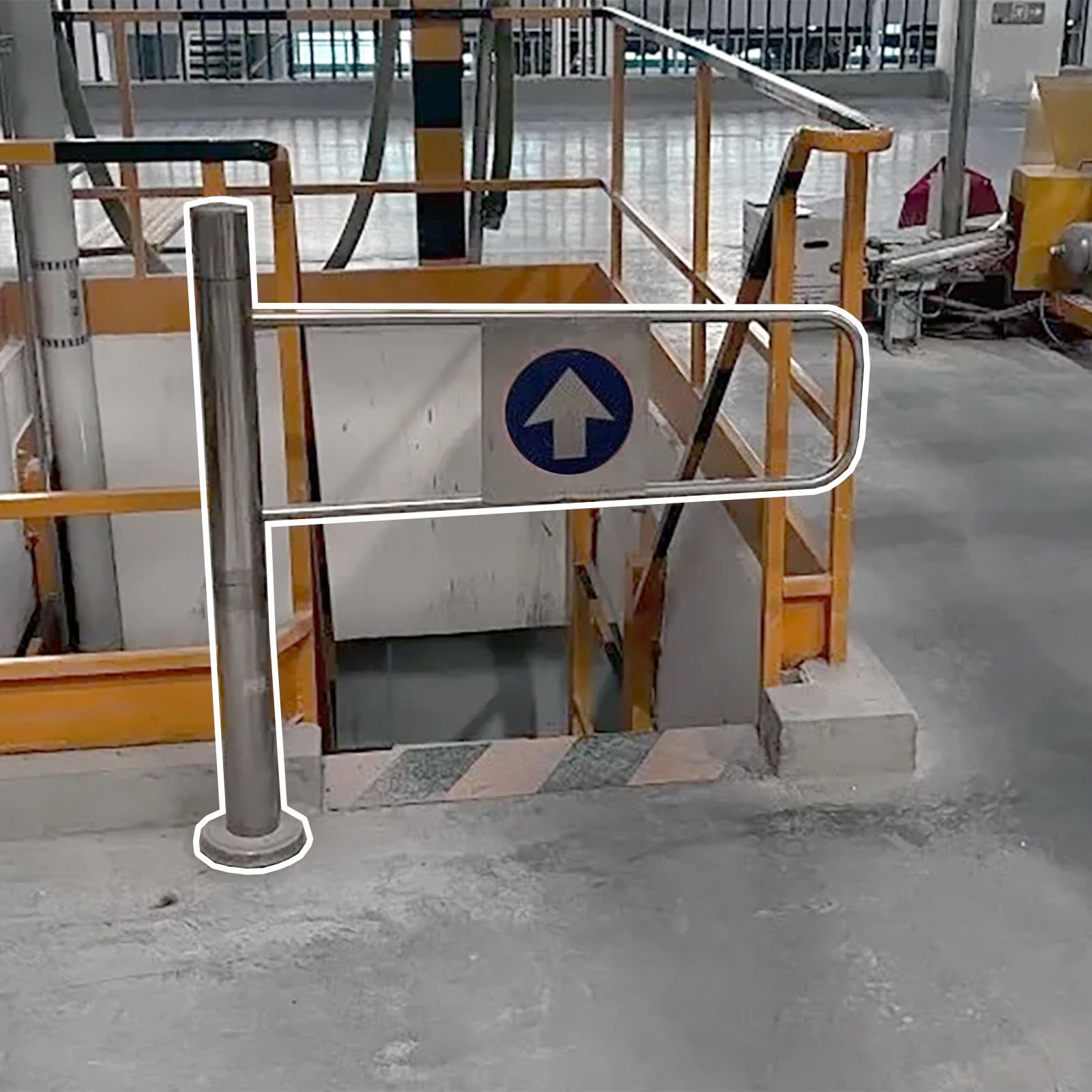 Porta di magazzino ideale per negozi e uffici porta singola (sinistra 50 x 100 cm) e soluzione di accesso