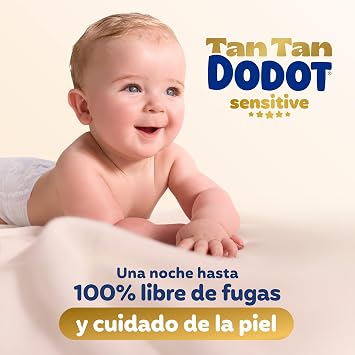 Dodot Sensitive Baby Diapers, Size 5 (11-16 kg), 168 Nappies + 4 Gift Pants