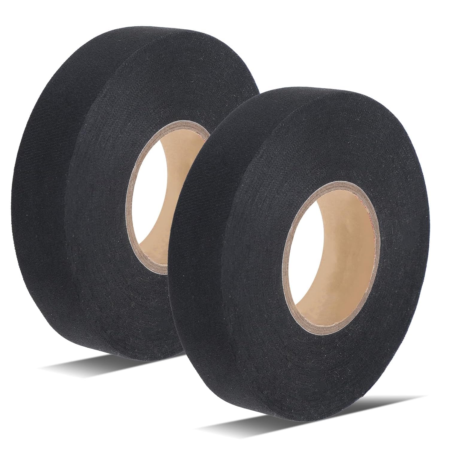 6 Pack Cloth Electrical Tape Automotive, Adhesive High Noise Resistance Heat Proof Chemical Fiber Fabric Electrical Tape for Wrapping Wiring Harness/Insulation/Car Engine (3/4 Inch x 82 FT each roll)