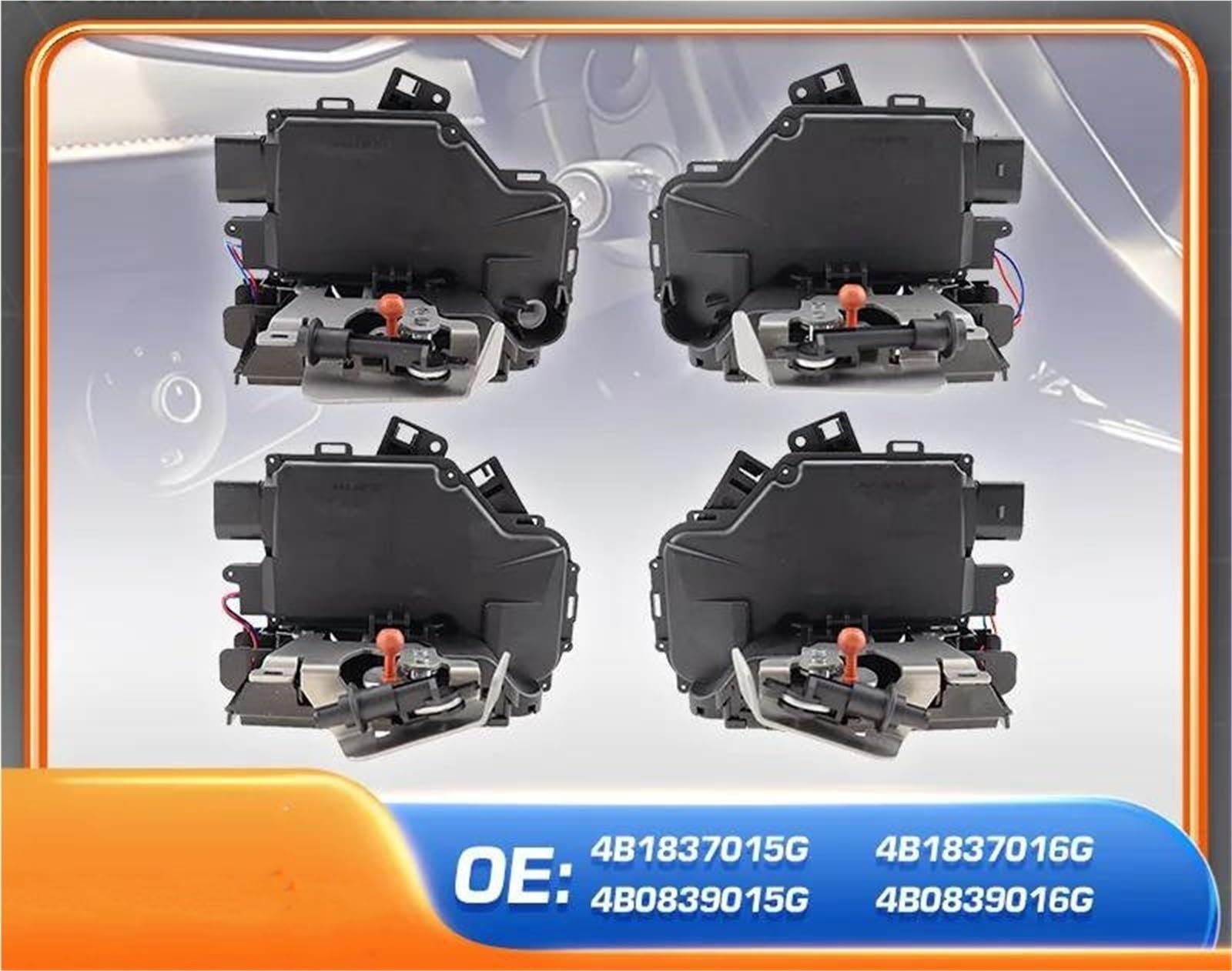 Auto Serratura Attuatore 4B1837015G 4B1837016G 4B0839015G 4B0839016G Per A4 Per S4 Per A6 Per Allroad Per Quattro 2001-2005 Attuatore Serratura Porta(4B0839016G)
