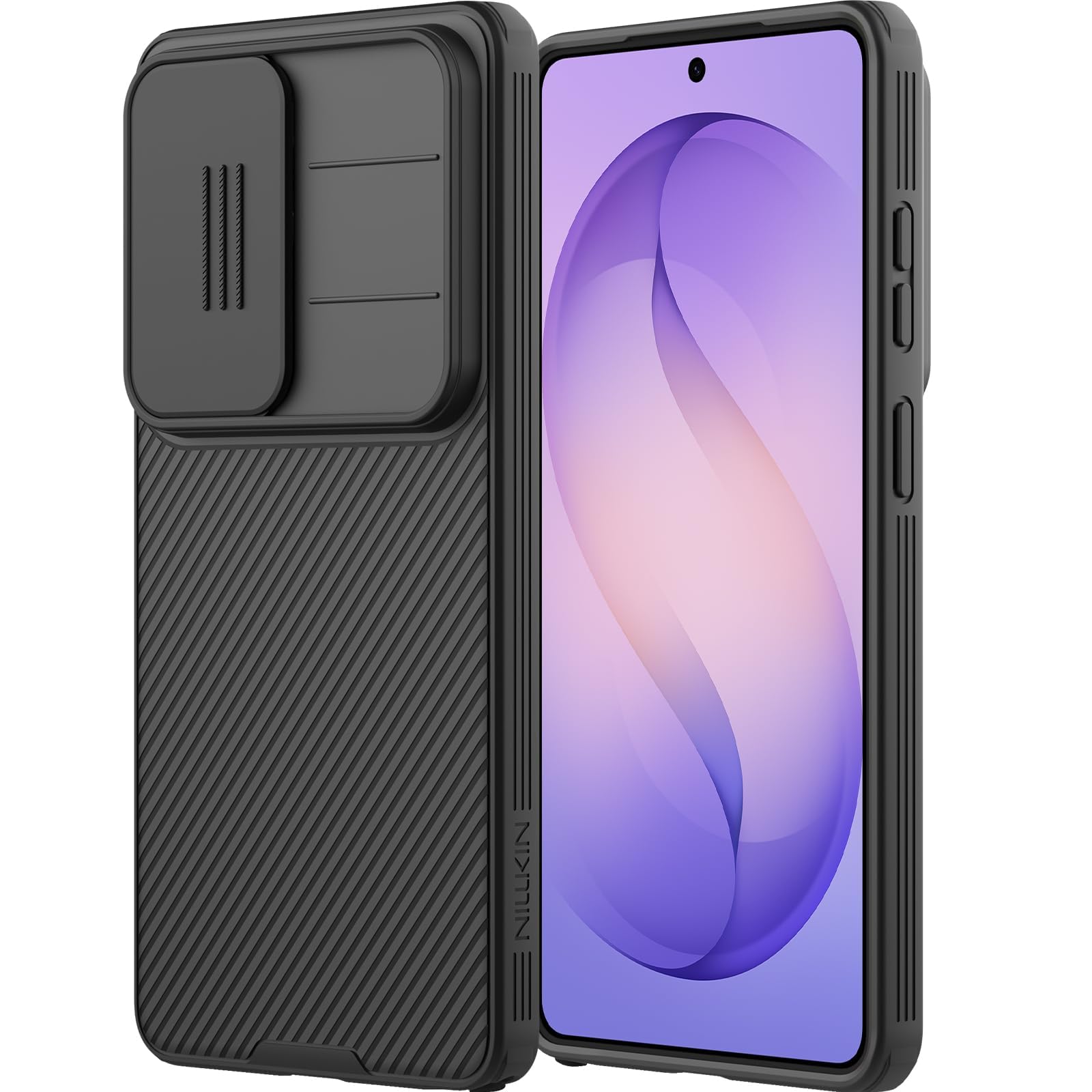 Amazon.com: Nillkin for Samsung Galaxy S26 Ultra Case with Camera Cover,  [Patented Lens Protection] Thin Slim Military-Grade Shockproof Silicone Case,  Anti-Slip S26 Ultra Rugged Phone Case for Men & Women, Black :