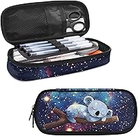 Vista 25 de Estuche para lápices con estampado de huellas de perro, bolsa de lápices de gran capacidad, estuche para lápices, estuche de almacenamiento