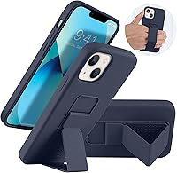 Vista 71 de Funda de silicona con soporte de LAUDTEC compatible con iPhone 7/8/SE, soporte de metal con soporte de pie vertical y horizontal, cubierta flexible