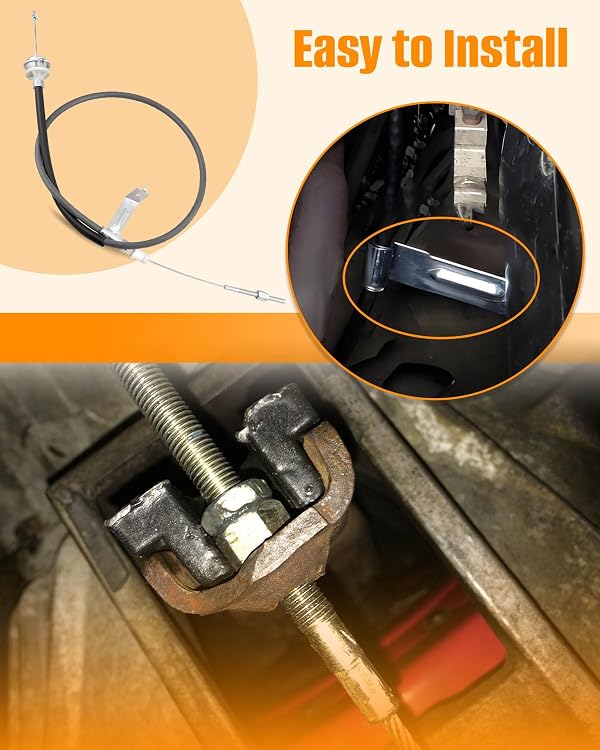 Adjustable Clutch Cable Double Hook Quadrant Kit Fit for Ford Mustang 5.0 LX GT Cobra Steeda Roush Saleen V6 V8 (1979–1995) | Heavy-Duty Cable Replacement Adjustable Clutch System by Quaneguzy - Used condition - Image 6