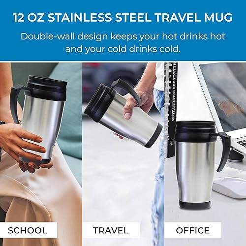 Miniatura 6 de Kenmore - Cafetera de una sola porción con taza de viaje de acero inoxidable, cápsulacápsula y café molido, compatible con tazas K, máquina de café