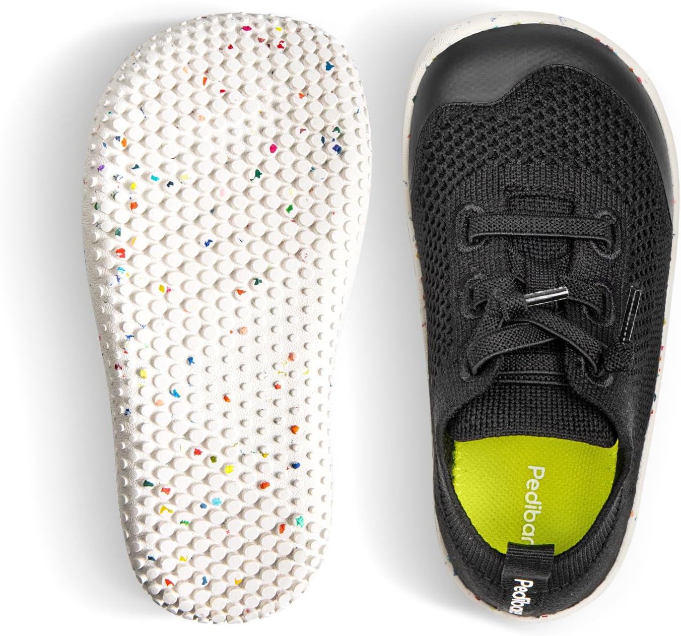 Pedibare Toddler Barefoot Shoes - Wide Toe Box Zero Drop Flexible Lightweight Sneakers - Breathable Non-Slip Easy On/Off Skin-Friendly Minimalist for Indoor Outdoor Walking Running