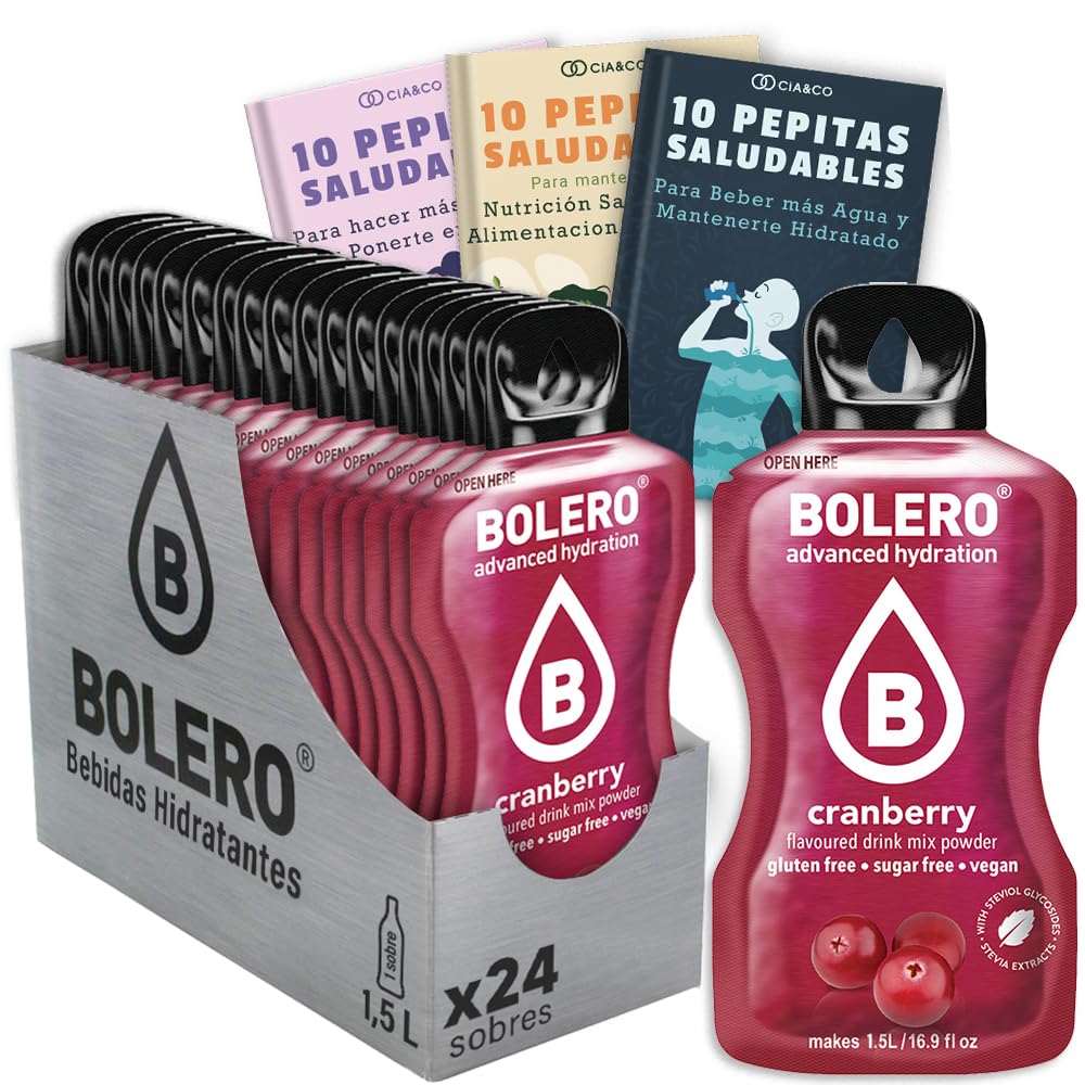 24 x Bebida Bolero COLA Hidratante Sin Azucar (24x9 grs) + 30 Pepitas Saludables para una vida más sana by Cia&Co — view 109