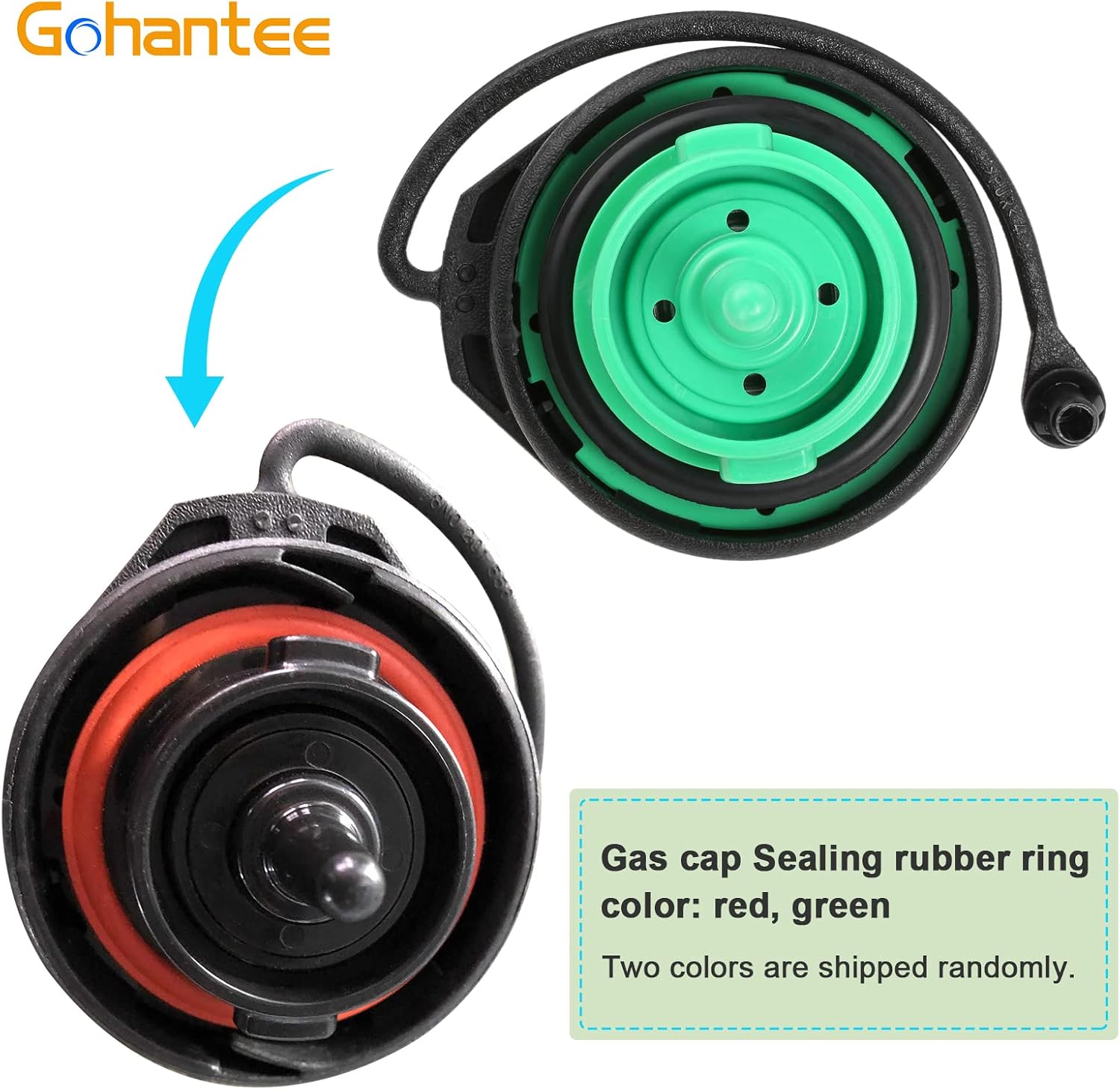 Gas Cap Fuel Cap 8K0201550N Replacement for Audi A4, A4 Quattro, A5, A5 Quattro, A8 Quattro, Q5, RS5, S4, S5, S8, SQ5, allroad Replace 8K0 201 550 N Fuel Filler Cap
