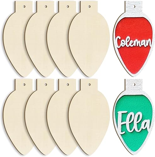 Miniatura 424 de Trébol de madera de gran tamaño de 7 pulgadas, adornos para el día de San Patricio para pintar, tréboles de madera en blanco en blanco, sin