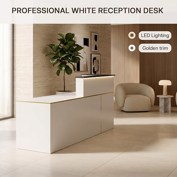Modern Reception Desk, 86.6/2.2M Front Desk Reception Counter