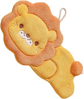Bathroom Towels, Face Cloths with Lion Design, Decorative Towels for the Bathroom, for Children, Bathroom, Shower, Cooking, Home, Bedroom, Household