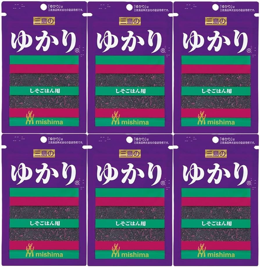 Amazon.co.jp: 【まとめ買い】三島食品 ふりかけ ゆかり 20g × 6袋