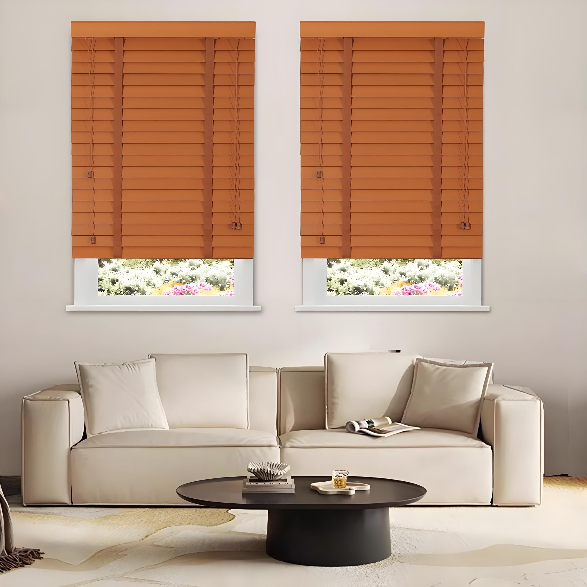 Solid Wood Blinds Room Darkening Windows Blinds, 2