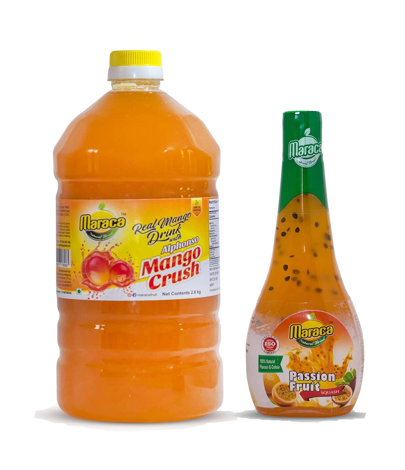 Maraca Natural Drink Juice Syrup Squash (Mango & Passion fruit) 2