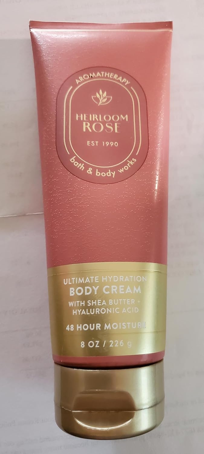 Bath & Body Works Aromatherapy Heirloom Rose Ultimate Hydration Body Cream 8 Ounces Pack of 2 - Image 4
