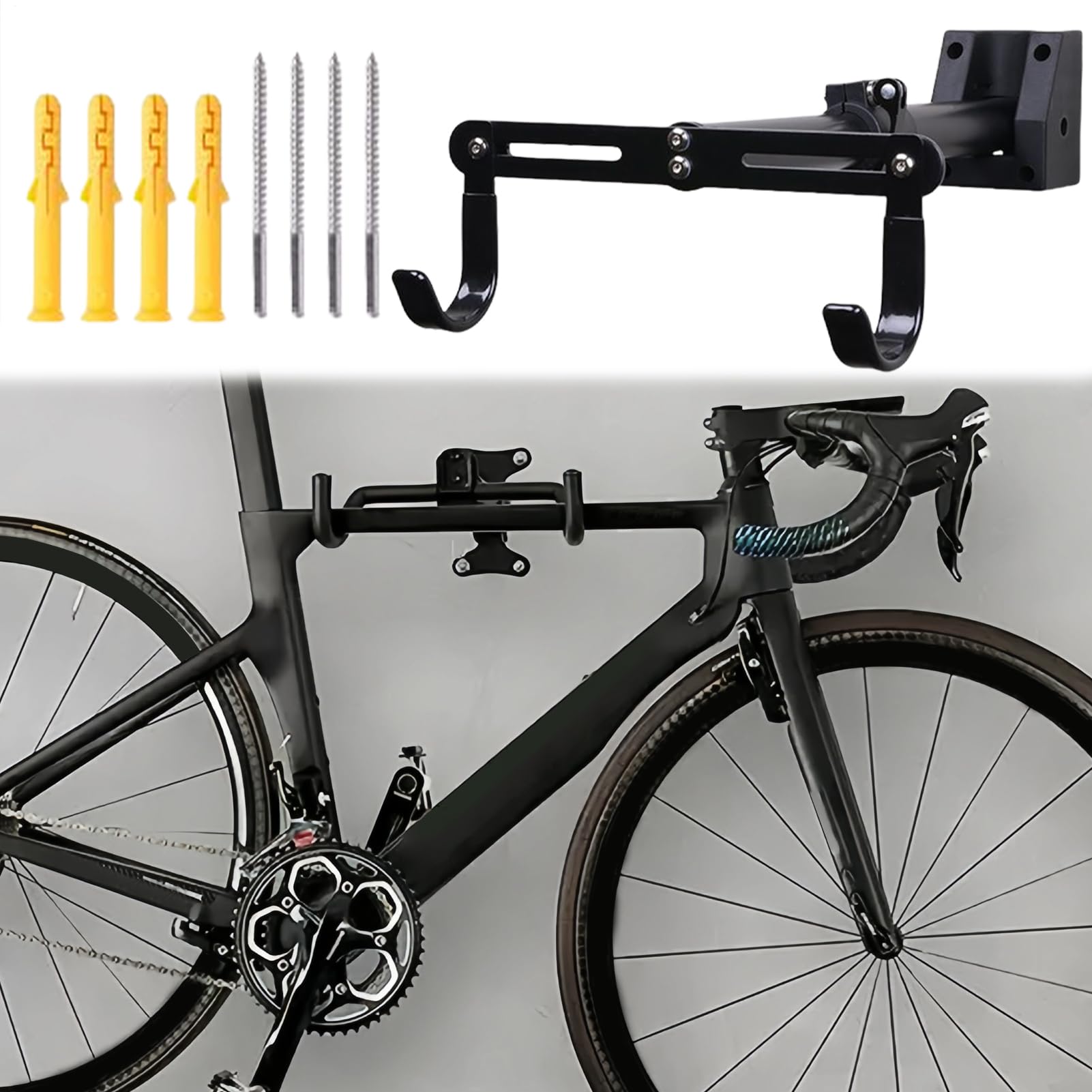 Soporte Pared Bicicleta Ganchos Multiuso Para Bicis Montaña, Carretera Y