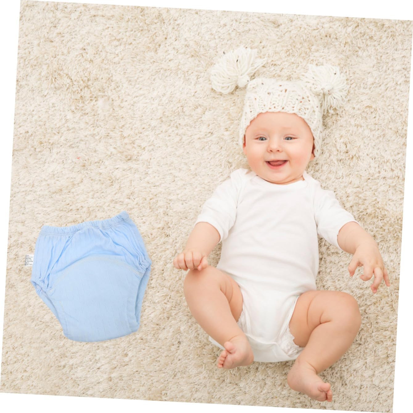 BESPORTBLE Training Pants Pure Washable Diaper Pants for Newborns and Comfortable Fit Easy Take for Toilet Training