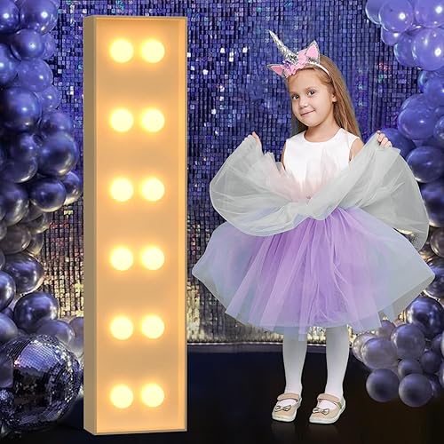 Miniatura 330 de Números iluminados grandes de 4 pies, números de marquesina 2 para decoraciones de cumpleaños de 21 para niños y niñas, números gigantes iluminados