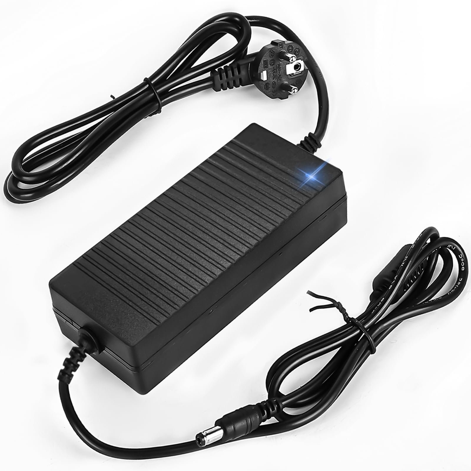 Zasilacz 12V 10A: Transformator LED 120W, zasilacz sieciowy 110-240V AC do 12V DC 10A, przetwornica napięcia transformator dla taśm LED, routerów, głośników, telewizorów LCD, monitorów od Behogan