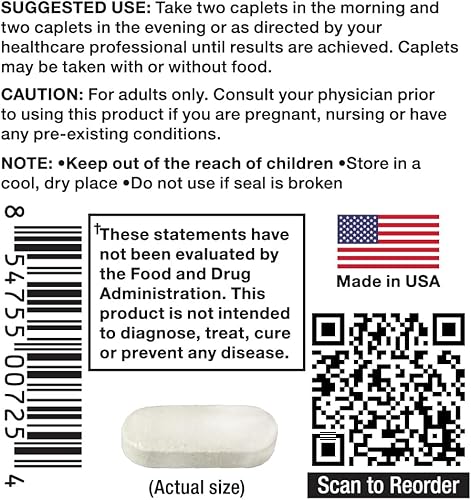 Miniatura 6 de Rawleigh Flexezy-ER: 120 cápsulas | Fórmula de apoyo articular 24/7 | Mezcla de glucosamina y sulfato de condroitina | Calcio y fósforo | Liberación