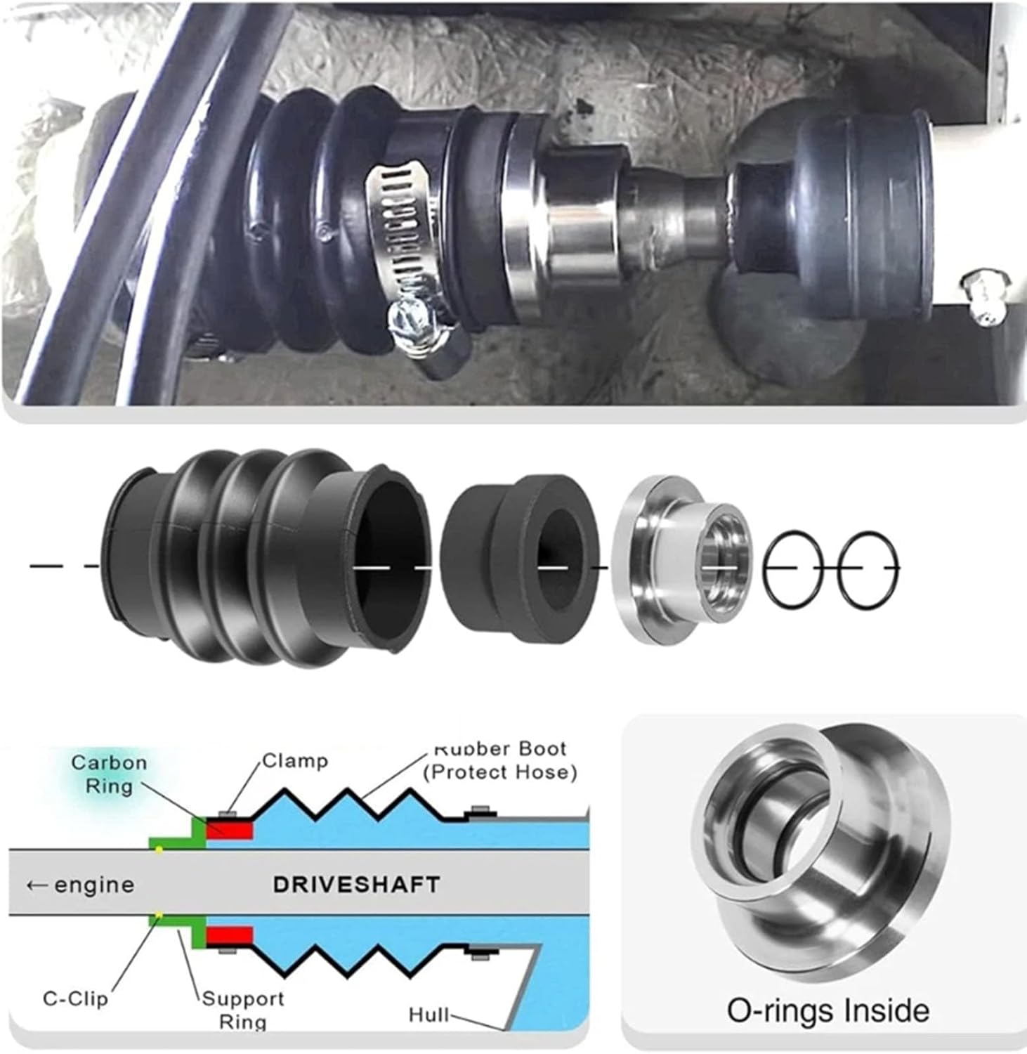 272-000-167 272-000-135 272-000-064 272-000-042 Seal Drive Line Repair Set for Boosting in Harsh Conditions