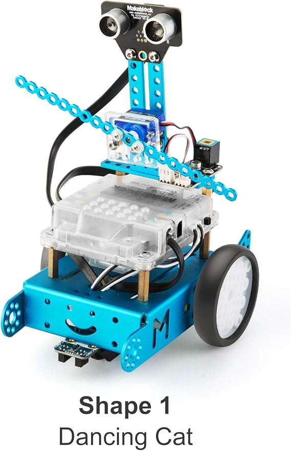 Makeblock Servo Pack Robot Add-on Pack Designed for mBot, 3-in-1 Robot Add-on Pack, 3+ Shapes