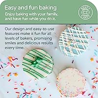 Vista 4 de Benty Cakes – El juego original de Cake Puck Bonus – Mejor que un Cake Pop! Haz postres cubiertos de chocolate – Silicona libre de BPA – Incluye 1