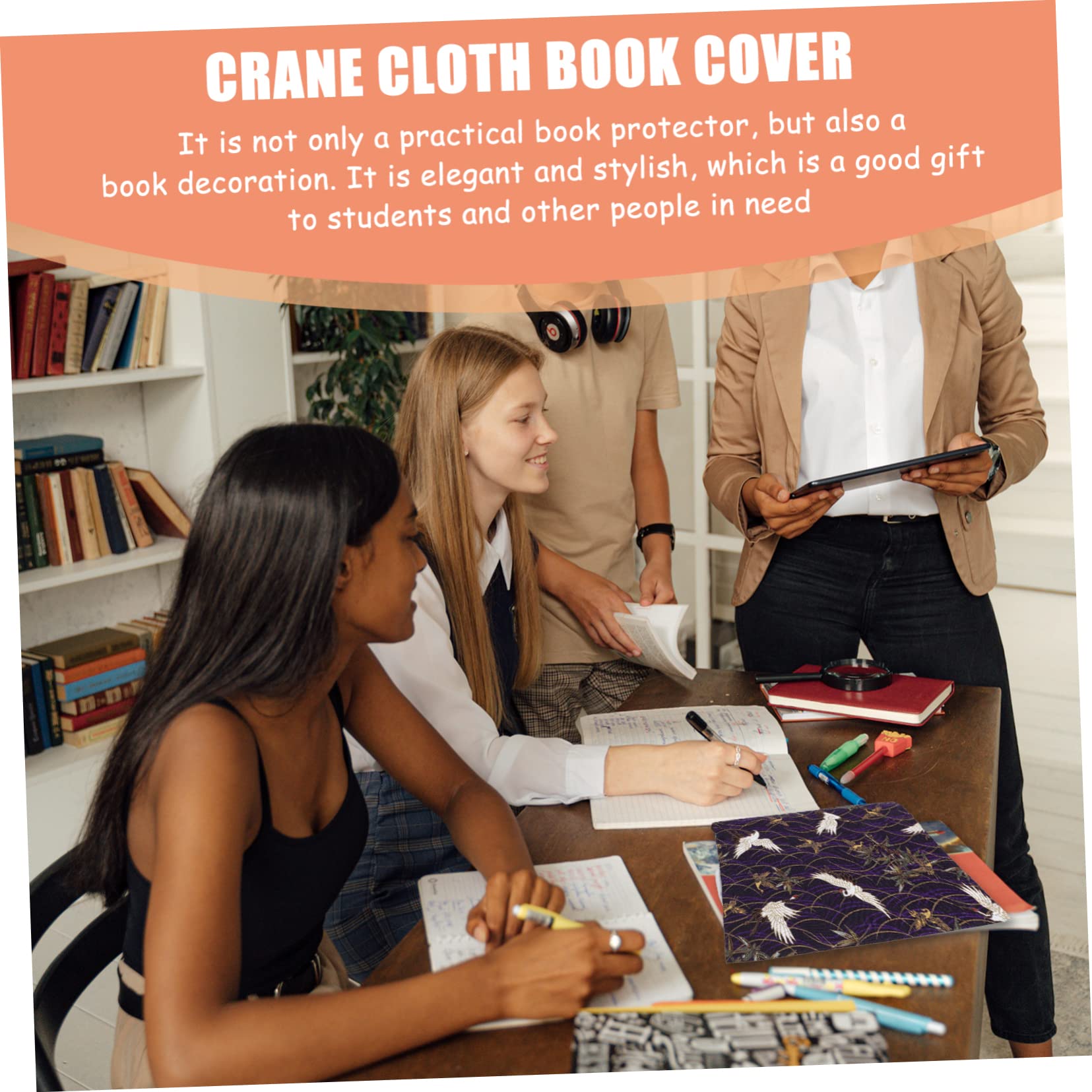 NUOBESTY 3pezzi Regolabile Per Decorativo Protezione Per Notepad e Quaderni Sleeve Design Per Studenti e Della