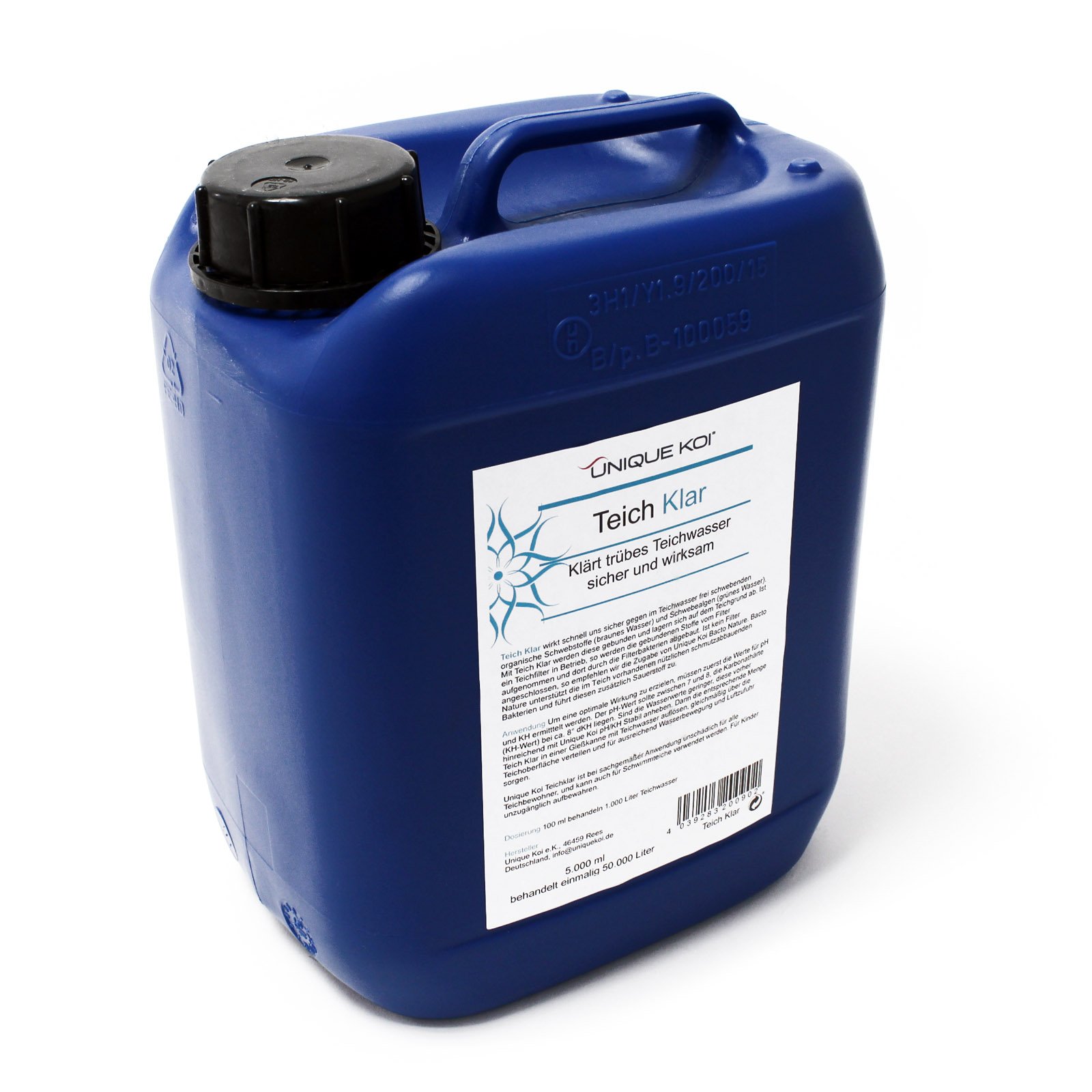 SunSun Unique Koi Teichklar 5000 ml für 50000 L Teichwasser flüssiges Filtermedium