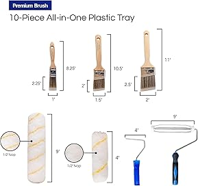 Which roller is best for painting cabinets and furniture? 8