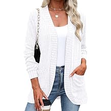 Halife Womens Cardigan Sweaters with Pockets Lightweight Casual Cardigan