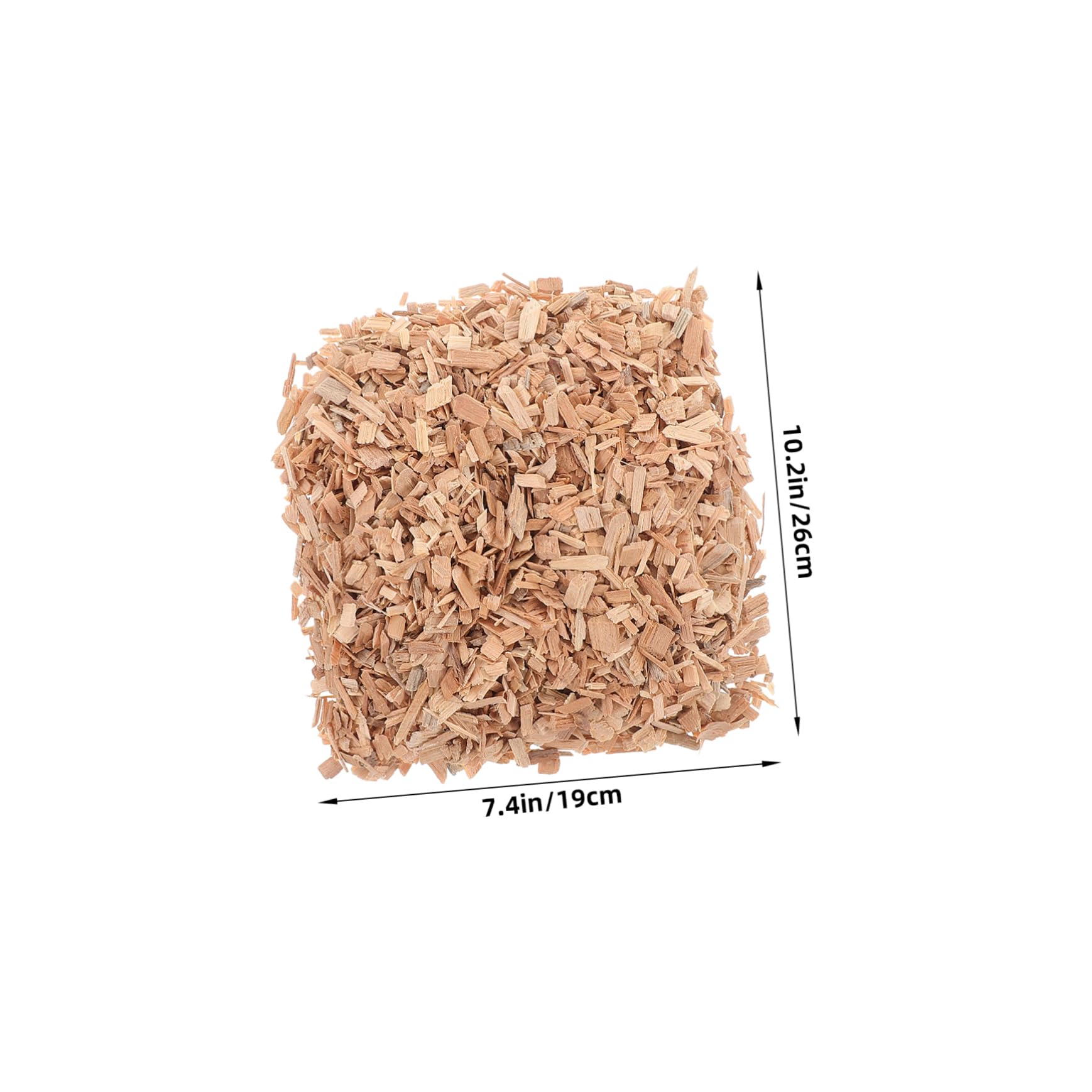 GLEAVI 1 Bag Hickory BBQ Wood Chips Smoking Meat Grilling Flavor Easy to Use Enhance BBQ Experience