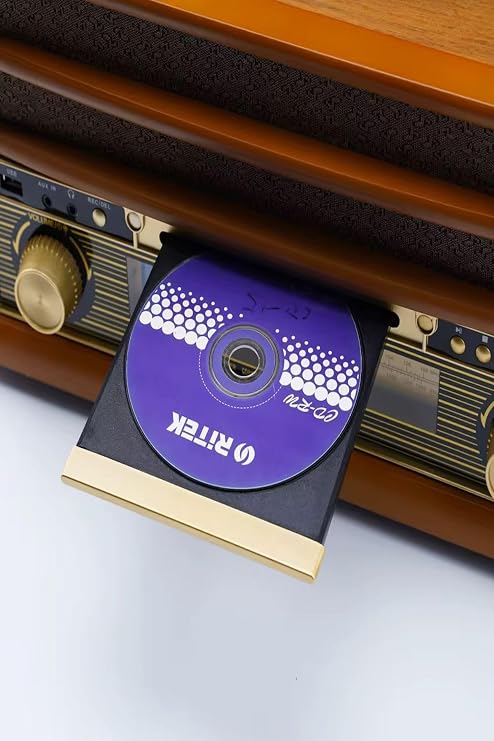 Nostaljik JOT402AM DÖNENCE Pikap Ahşap 2X5W Stereo Spk MP3 Çalar USB-Radyo-CD-Kaset BT Müzik Çalar