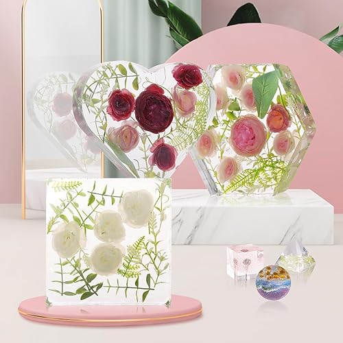 Miniatura 7 de 3 moldes de silicona de círculo profundo para resina, moldes de resina grandes brillantes redondos profundos, 8 x 2 pulgadas de alto. 6 x 2 pulgadas