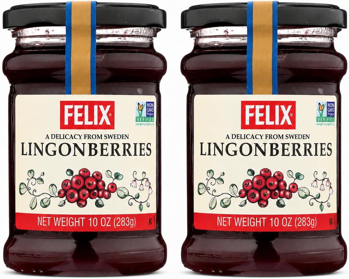 Felix Wild Lingonberry Jam (283g) - Pack of 2