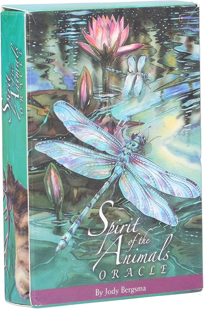 Tarot Cards Deck, Spirits of The Animals Oracle Cards Classic Mini Tarot Deck 52 Coated Papers Future Telling Game Durable English Tarot Decks with Guidebook for Beginners Family Gathering