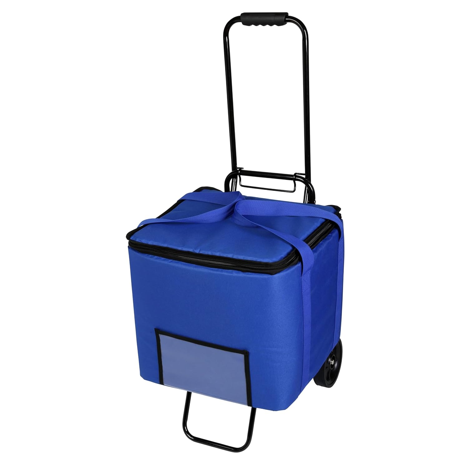 Sterno Insulated & Leak Proof Milk Tote, Label Window, for Hot & Cold, Blue