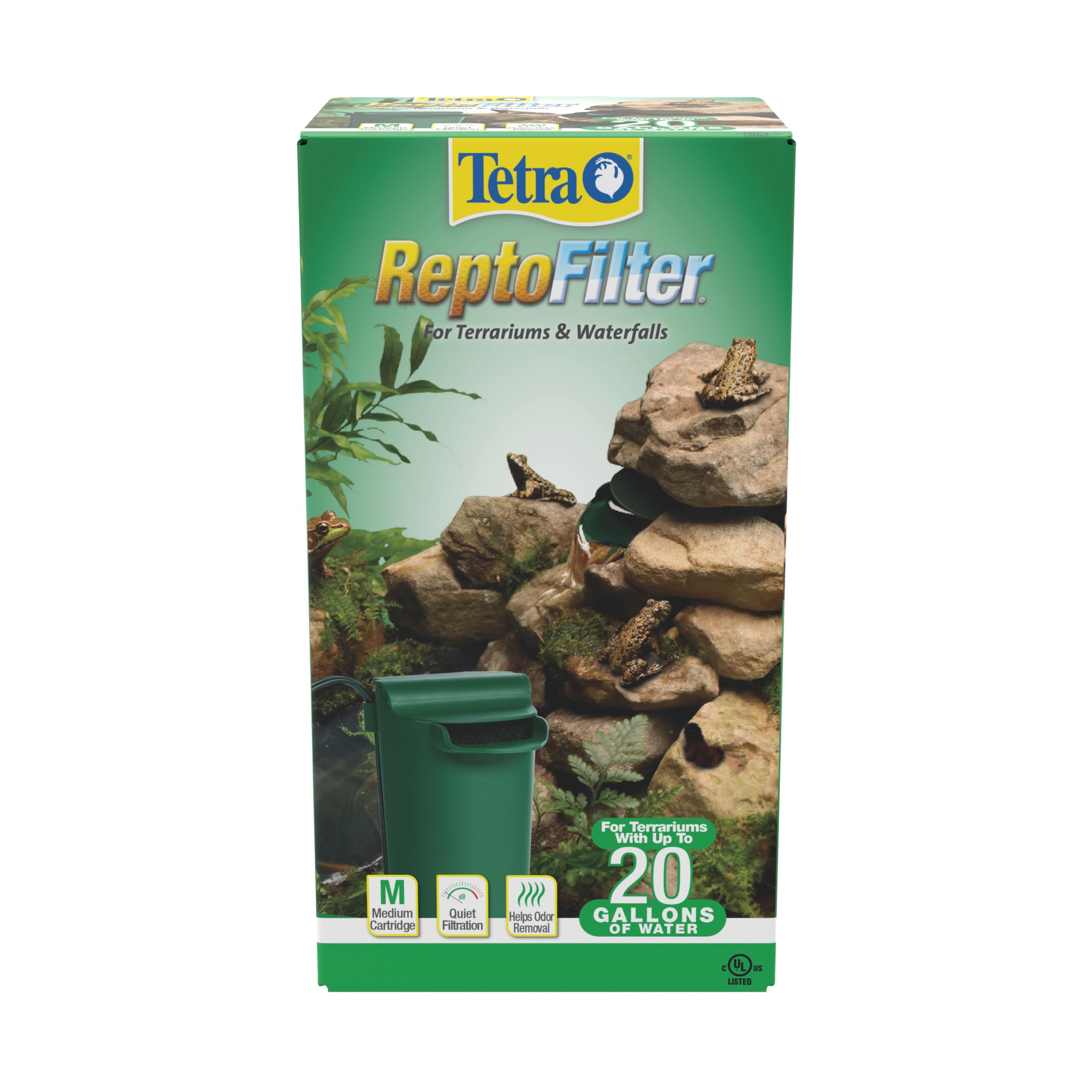 Tetra ReptoFilter, Terrarium Filtration, Keeps Water Clear